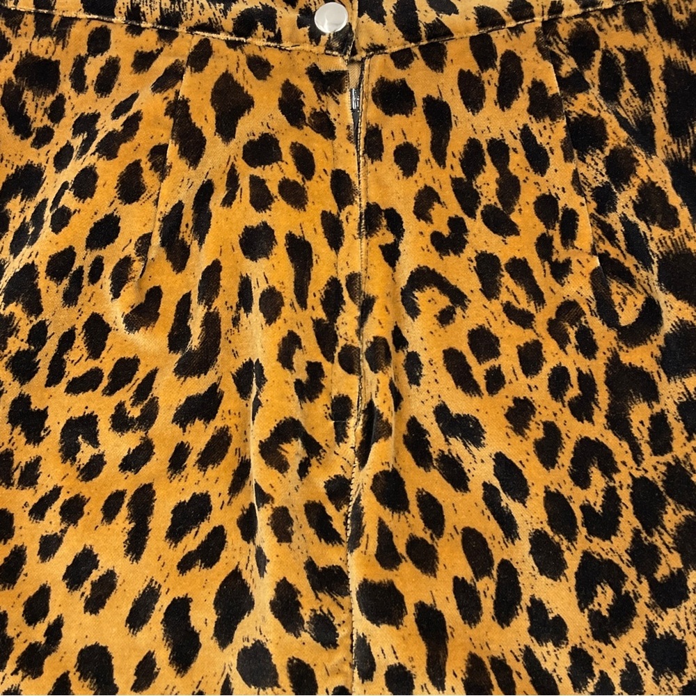 Tripp NYC RARE Vintage 80’s Punk Leopard Print Faux Fur Mini Skirt Small Altered - Picture 6 of 16